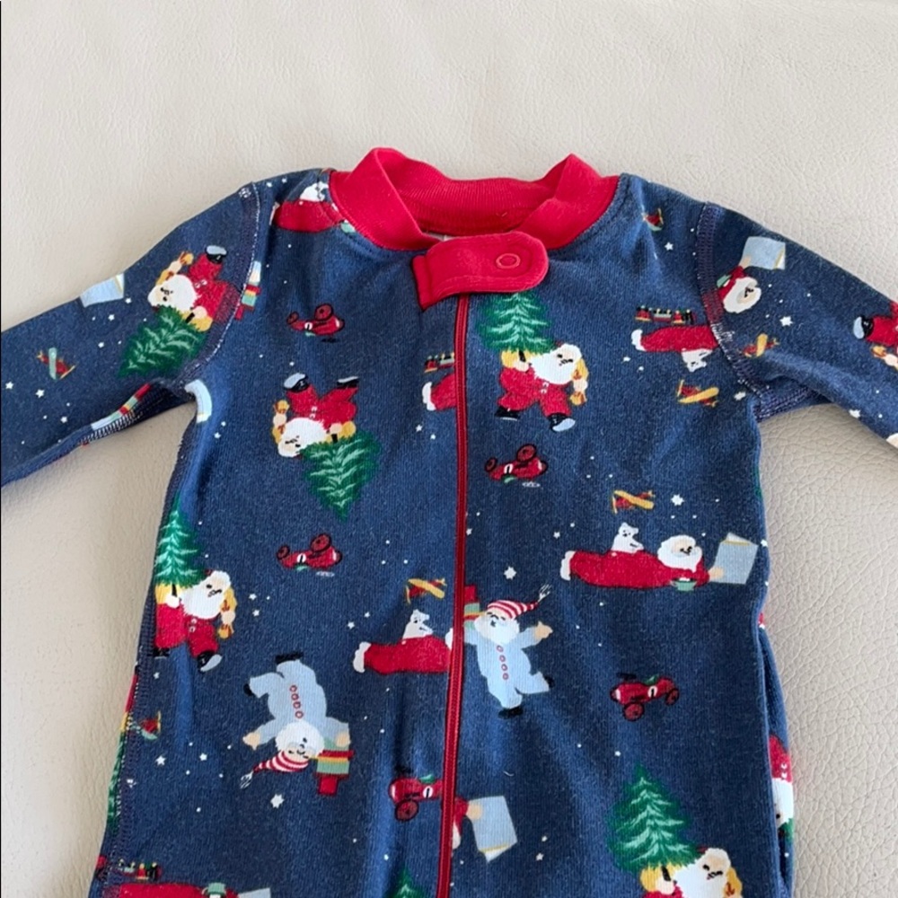 Hanna Andersson zip up sleeper mint condition 9-18